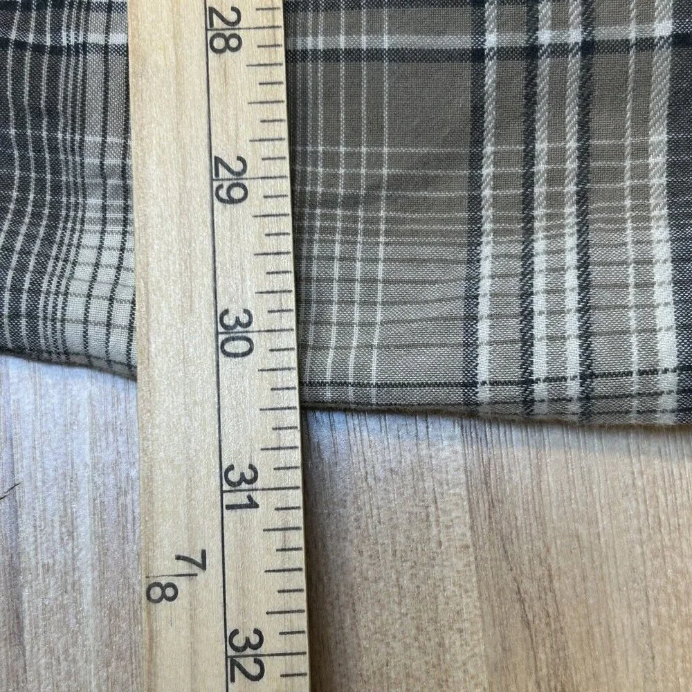 Toad&Co Shirt Mens XXL 2XL Plaid Smythy Short Sleeve Shirt Organic Cotton